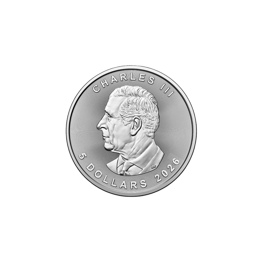 copy of 1 oz Canadian Treasured Silver Maple Leaf Coin BU - Congratulations - 24h Shipping!