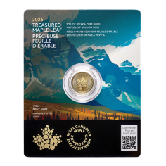 copy of 1 oz Canadian Treasured Silver Maple Leaf Coin BU - Congratulations - 24h Shipping!