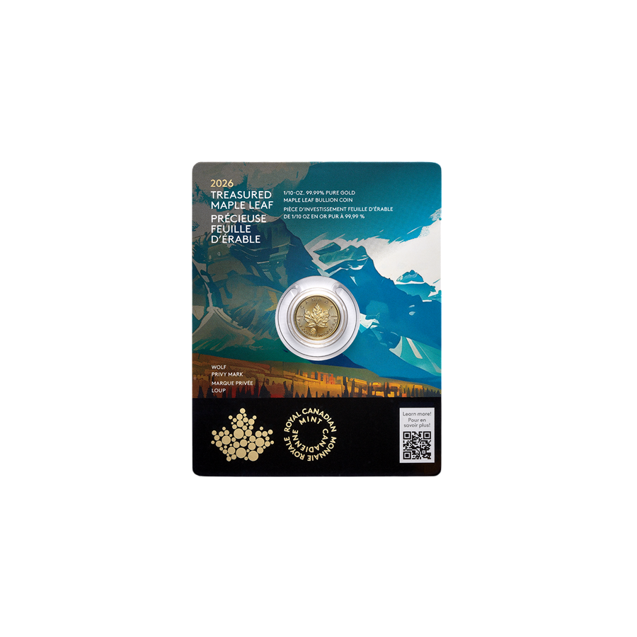 copy of 1 oz Canadian Treasured Silver Maple Leaf Coin BU - Congratulations - 24h Shipping!