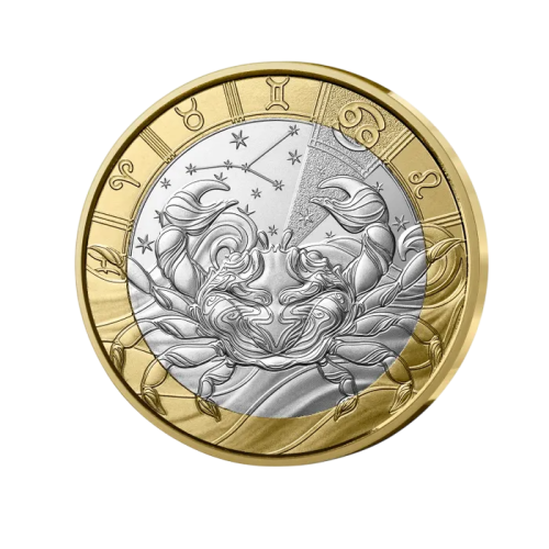 copy of 2012 25c Birds of Canada: Evening Grosbeak - Coloured Coin - 24h Shipping!