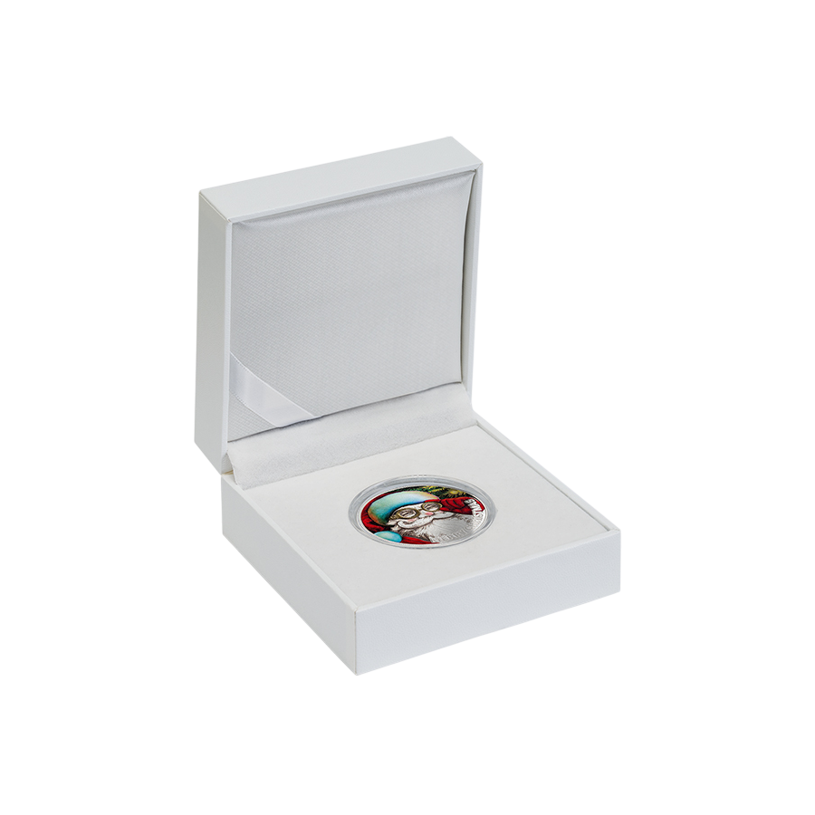 Silver Mechelangelo di Pietro coin, Madonna with the Child, Saint Catherine and Donor - Merry Christmas - SHIPPING 24 H!