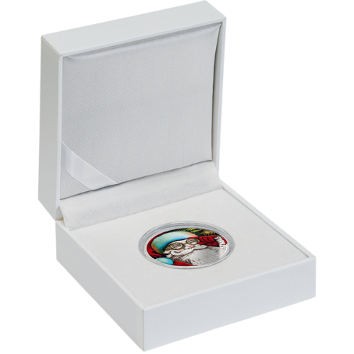 Silver Mechelangelo di Pietro coin, Madonna with the Child, Saint Catherine and Donor - Merry Christmas - SHIPPING 24 H!