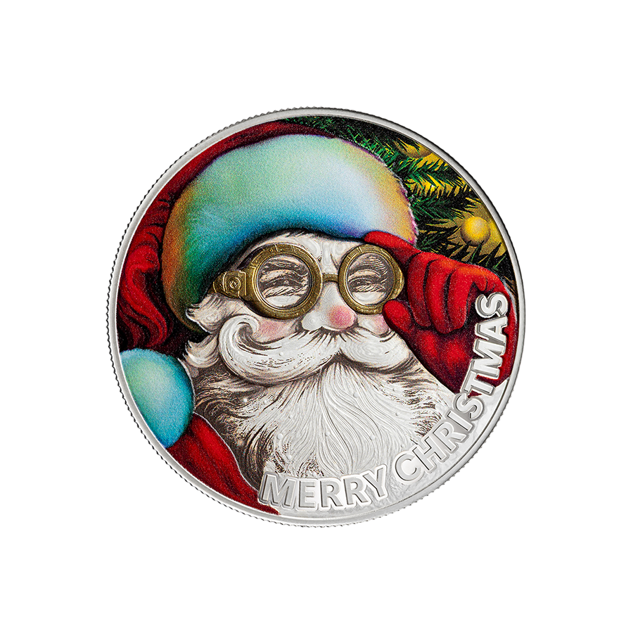 Silver Mechelangelo di Pietro coin, Madonna with the Child, Saint Catherine and Donor - Merry Christmas - SHIPPING 24 H!