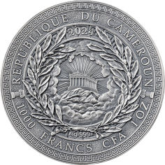 copy of 2025 Republic of Cameroon 2 oz Silver Greek Mythology Themis - 24h Shipping! 2