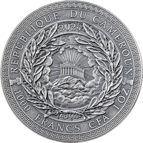 copy of 2025 Republic of Cameroon 2 oz Silver Greek Mythology Themis - 24h Shipping!