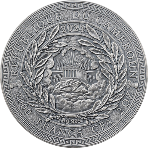 copy of 2025 Republic of Cameroon 2 oz Silver Greek Mythology Themis - 24h Shipping!