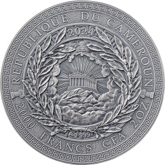 copy of 2025 Republic of Cameroon 2 oz Silver Greek Mythology Themis - 24h Shipping! 2