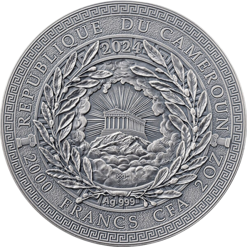 copy of 2025 Republic of Cameroon 2 oz Silver Greek Mythology Themis - 24h Shipping!