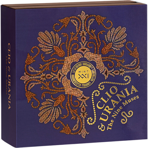 copy of 2025 Cameroon 2 oz Silver The Nine Muses: Terpsichore & Euterpe - 24h Shipping!