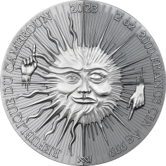 copy of ANNUNCIATION Bible Stories 2 Oz Silver Coin 2000 Francs Cameroon 2025 - 24h Shipping! 2