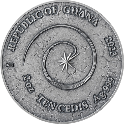 copy of 2025 Republic of Ghana 2 oz Silver Solar System: Saturn - 24h Shipping!