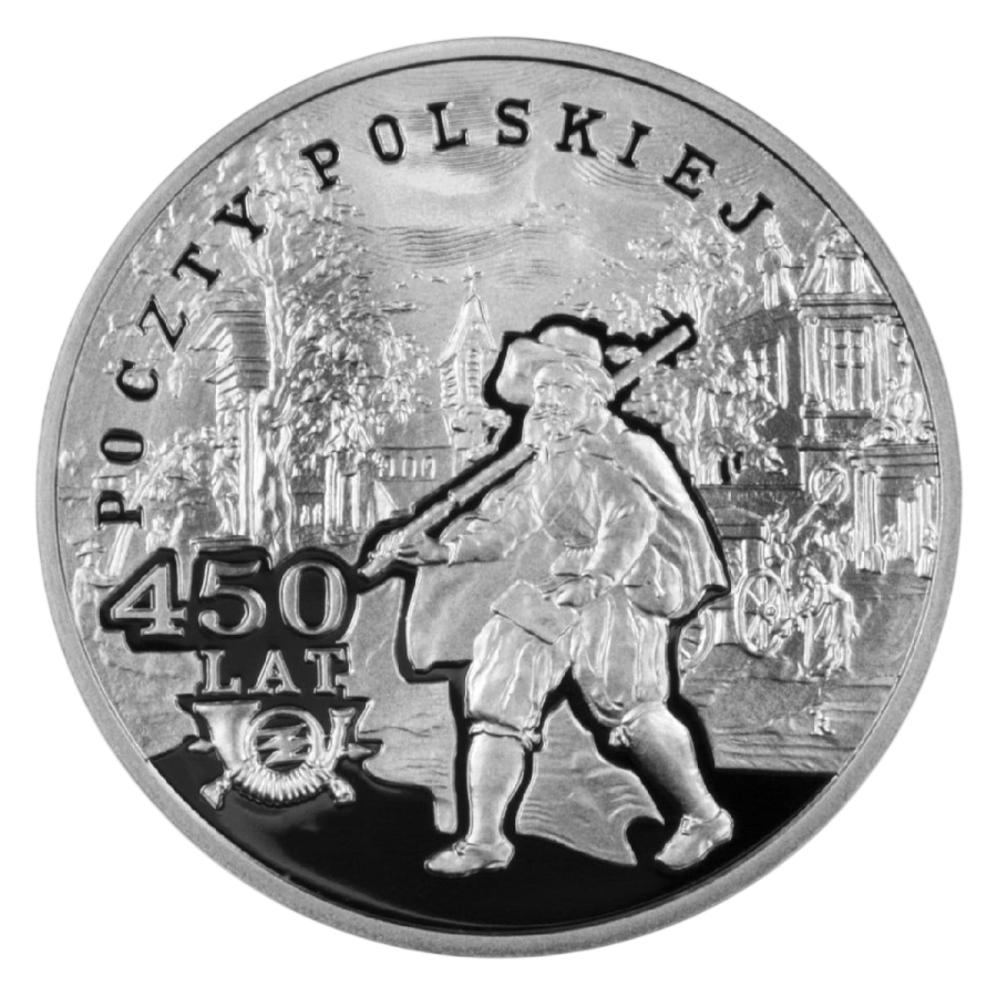 srebrna-moneta-450-lat-poczty-polskiej-2008-1