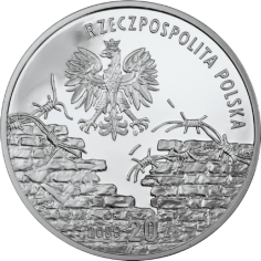 copy of Silver Coin Commemorating Poles who rescued Jews in World War II - 24h Shipping! 2
