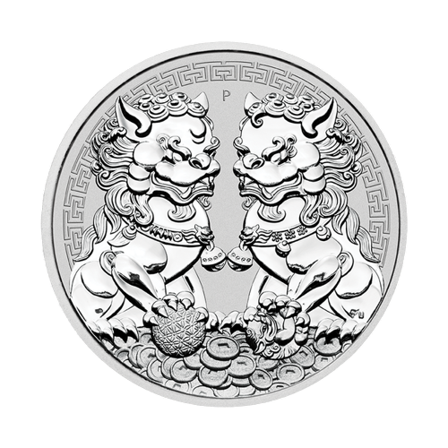 copy of 2020 Australia 1 oz Silver Double Pixiu BU - 24h Shipping!