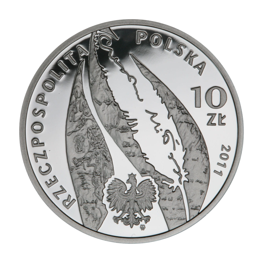 srebrna-moneta-10-zl-2011-czeslaw-milosz-1911-2004-awers