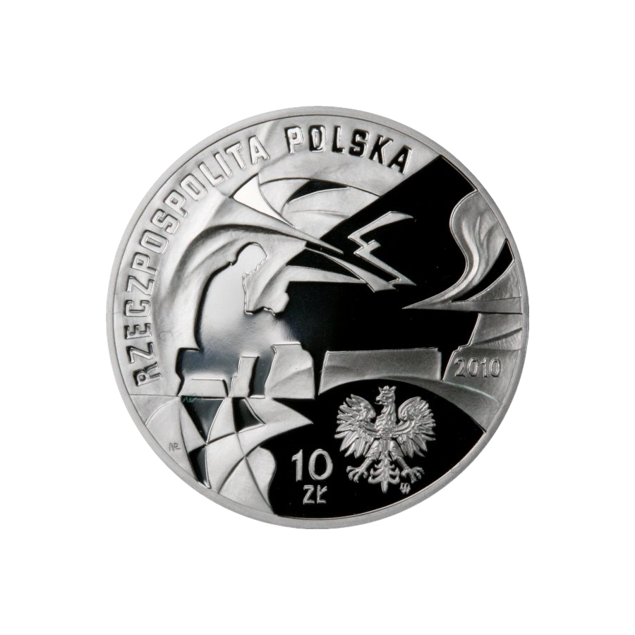 srebrna-moneta-historia-polskiej-muzyki-rozrywkowej-krzysztof-komeda-awers