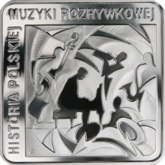 silver coin history of Polish popular music Krzysztof Komeda reverse
