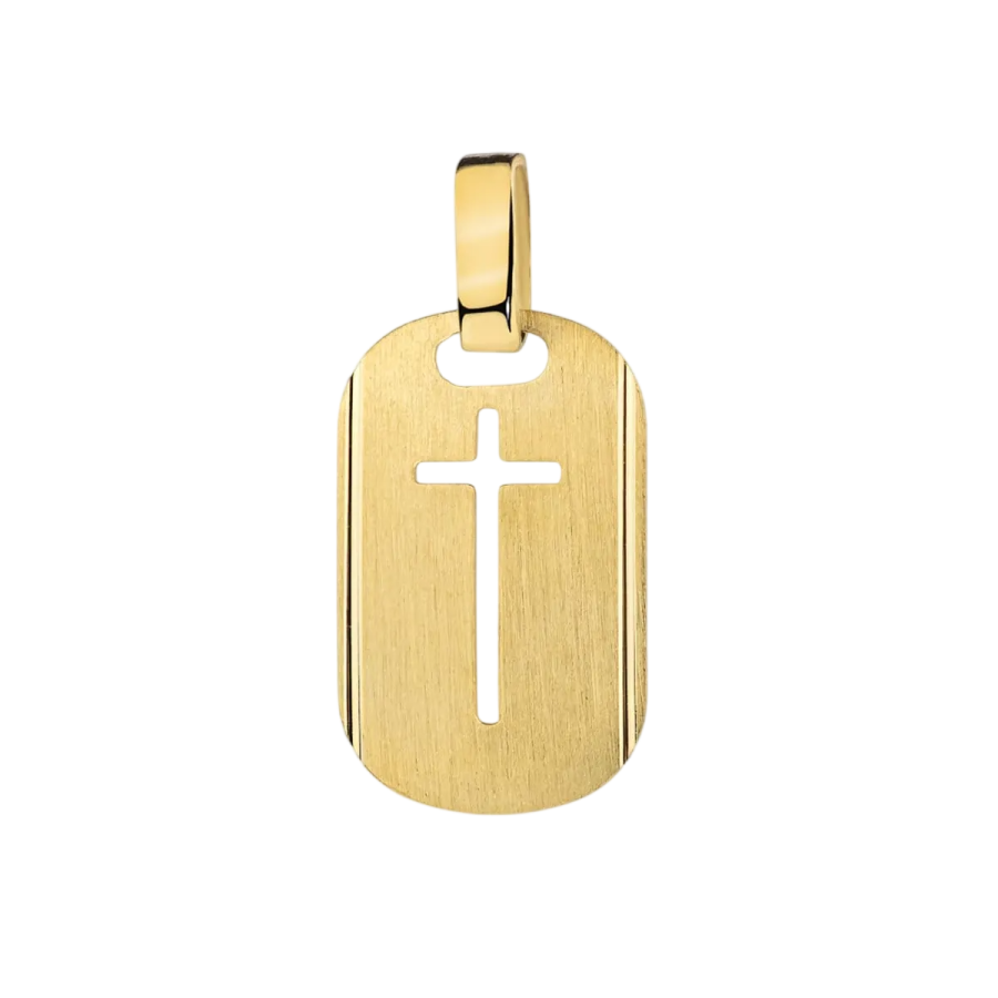 medalik-z-krzyzykiem-zloty