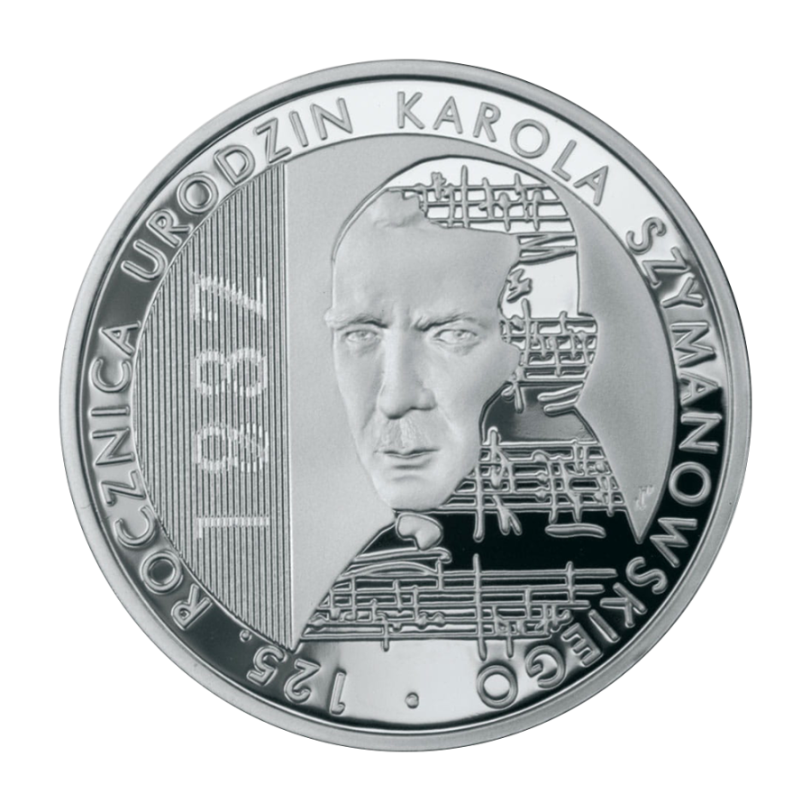 srebrna-moneta-125-rocznica-urodzin-karola-szymanowskiego-rewers