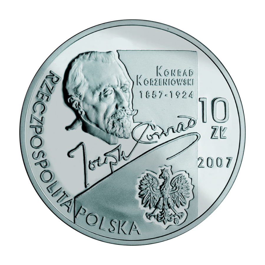 srebrna-moneta-konrad-korzeniowski-joseph-conrad-awers