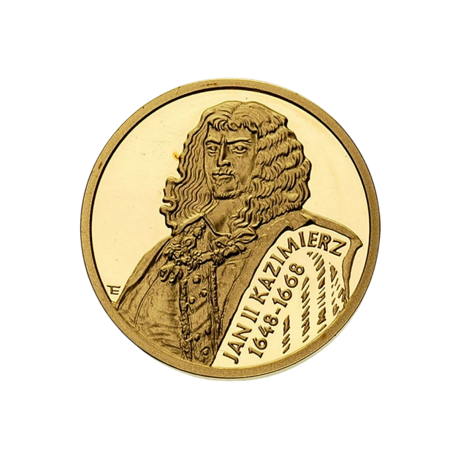 zlota-moneta-100-zl-poczet-krolow-i-ksiazat-polskich-jan-ii-kazimierz-1648-1668-1