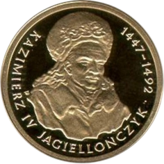 zlota-moneta-100-zl-poczet-krolow-i-ksiazat-polskich-kazimierz-iv-jagiellonczyk-1447-1492-1