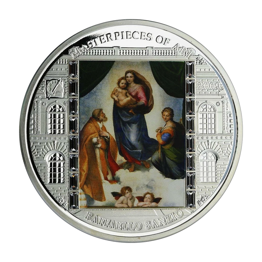 srebrna-moneta-masterpieces-of-art-madonna-sykstynska-3-uncje-2009-2
