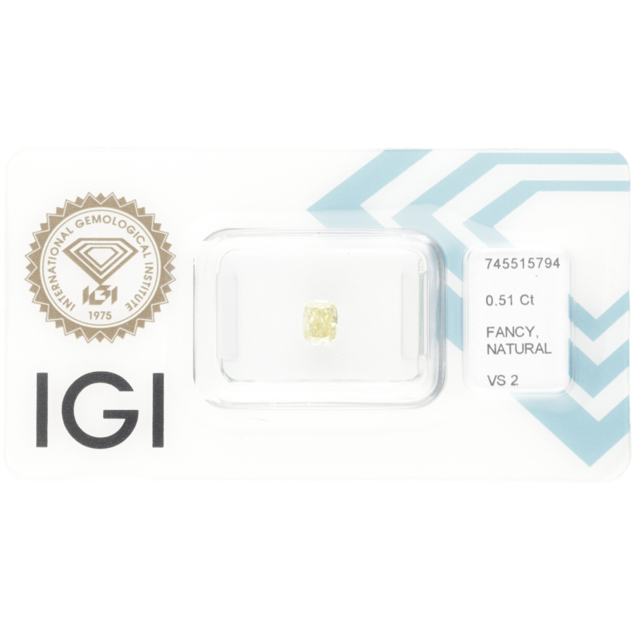 diament-naturalny-051-ct-natural-fancy-greenish-yellow-cushion-modified-brilliant-vs2-vg-1