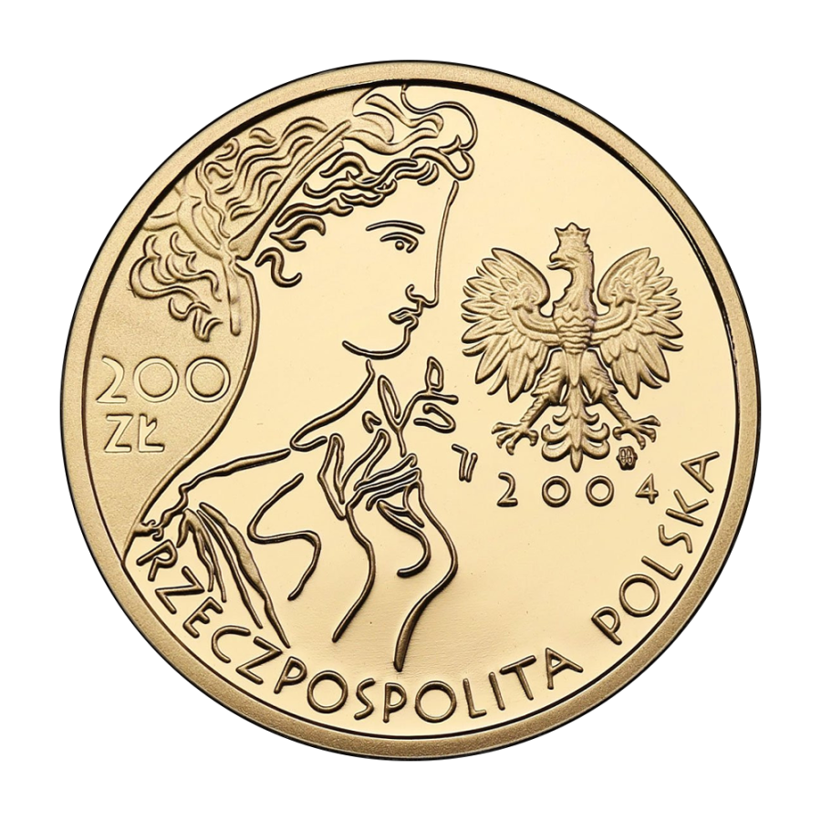 Złota moneta 200 zł Igrzyska XXVIII Olimpiady Ateny 2004 - wysyłka 24 h! -  | Mennica Skarbowa S.A.