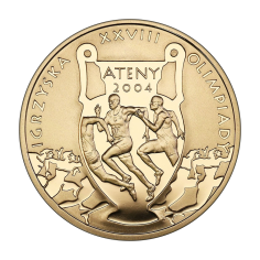 Złota moneta 200 zł Igrzyska XXVIII Olimpiady Ateny 2004 - wysyłka 24 h! -  | Mennica Skarbowa S.A.