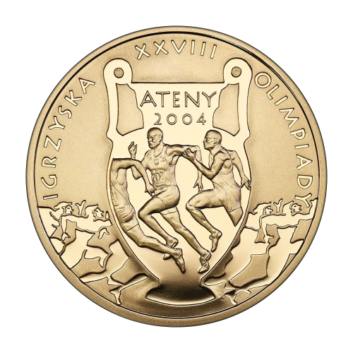 Złota moneta 200 zł Igrzyska XXVIII Olimpiady Ateny 2004 - wysyłka 24 h! -  | Mennica Skarbowa S.A.