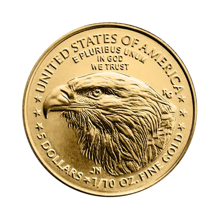 zlote-monety-moneta-amerykanski-orzel-1-10-uncji-zlota-awers