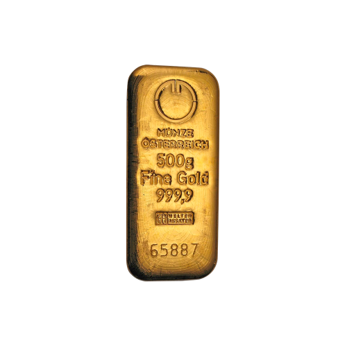 Gold bars 500g of copper