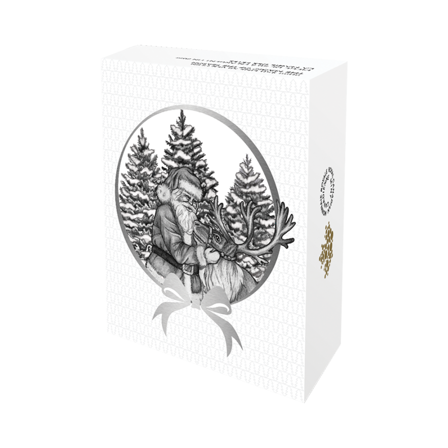 Three-ounce silver coin The Magic of the Season bottle