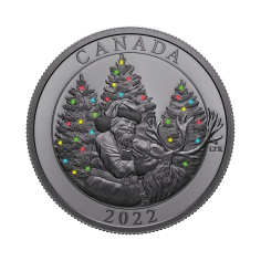 The three-ounce silver coin-The-Magic-of-the-Season-reverses-2