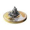 Srebrna-moneta-5-uncji–Prezenty-swiateczne-rewers
