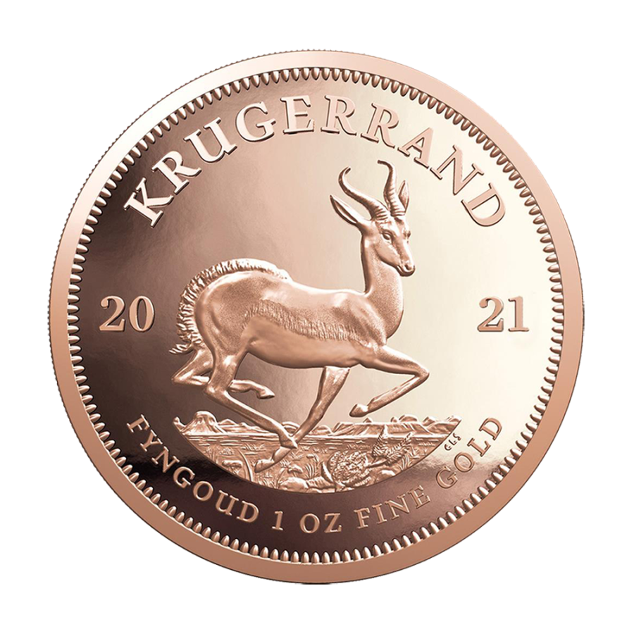 Proof-Money-Krugerrand–1-ounce gold-reverse