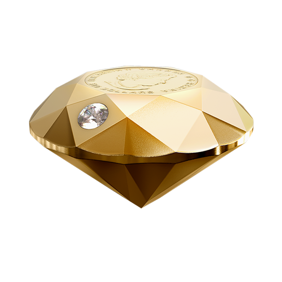 Gold-coin-diamond-500-CAD-Forevermark-reversed