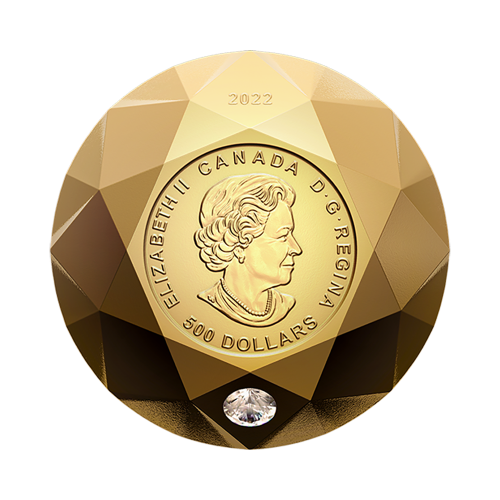 Gold-coin-diamond-500-CAD-Forevermark-awers