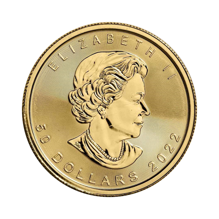 zlota-moneta-kanadyjski-lisc-klonowy-single-mine-1-oz-rewers