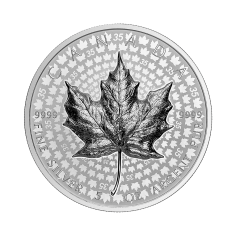 silver coin canadian fox clone ultra-high relief 5oz-awers