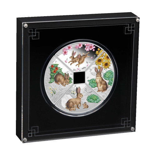 zestaw-srebrnych-monet-4-1-AUD -australijski-rok-krolika-2023-pudelko