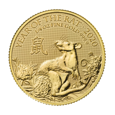 zlota-moneta-rok-szczura-2020- 1-4- uncji-zlota-rewers