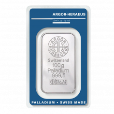 100 g Palladium Bar - 24h Shipping!