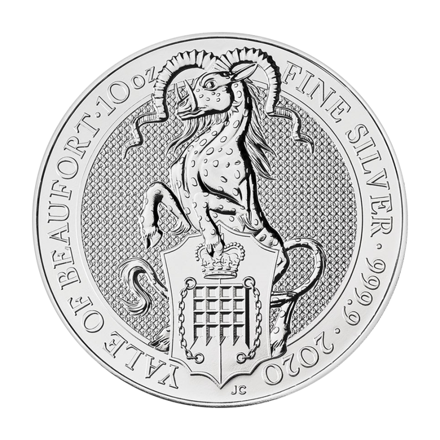 srebrna-moneta-bestie-krolowej-yale-10- uncji-rewers