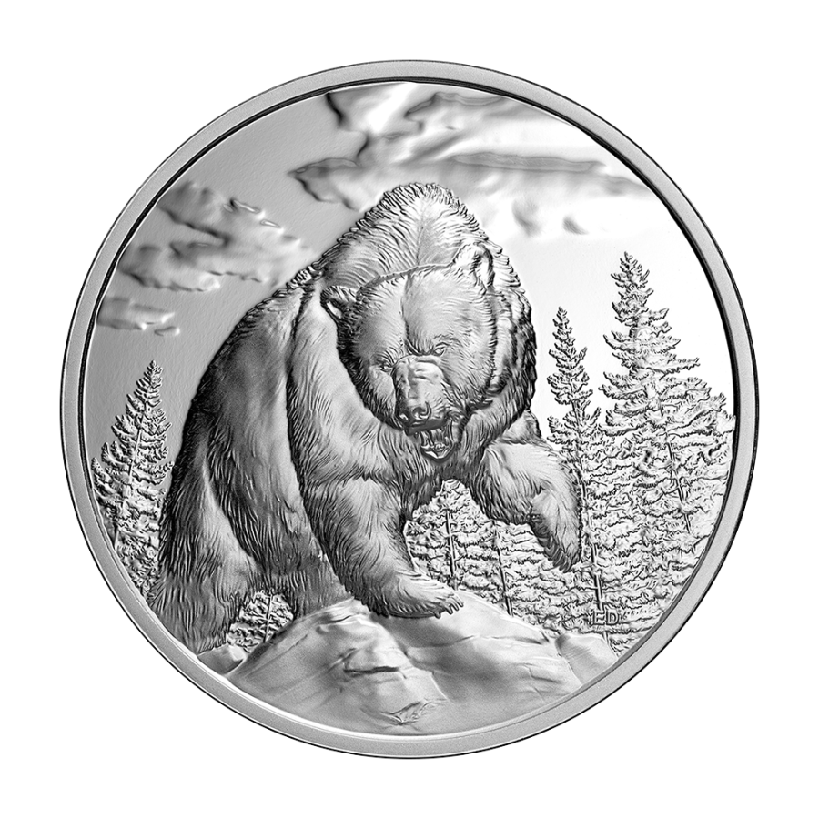 srebrna-moneta-wielcy-lowcy-grizzly-2023-ultra-high-relief-rewers