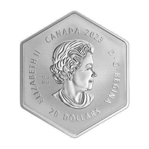 srebrna-moneta-20-CAD-sniezynka-z-krysztalem-2023-awers