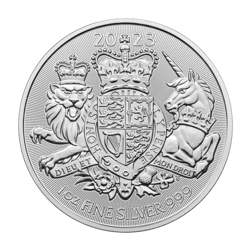 silver coin-royal-arms-1-ounce-reverse