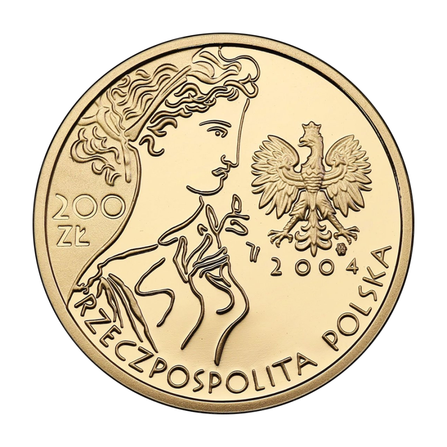 Złota moneta 200 zł Igrzyska XXVIII Olimpiady Ateny 2004 - wysyłka 24 h!