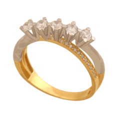 the gold-r13-and-zircon-white ring